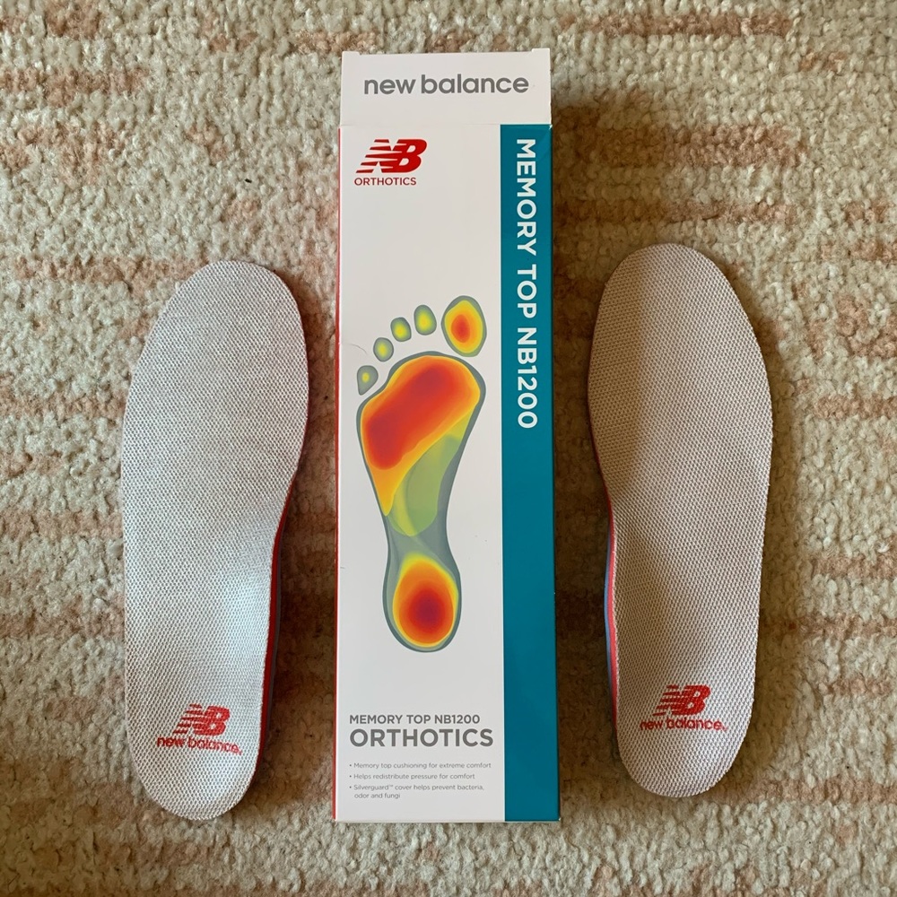 New Balance Women’s 7 Memory Top NB1200 Orthotics